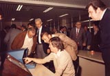 Inaugurazione del centro di controllo a Molino del Bosso (1980)